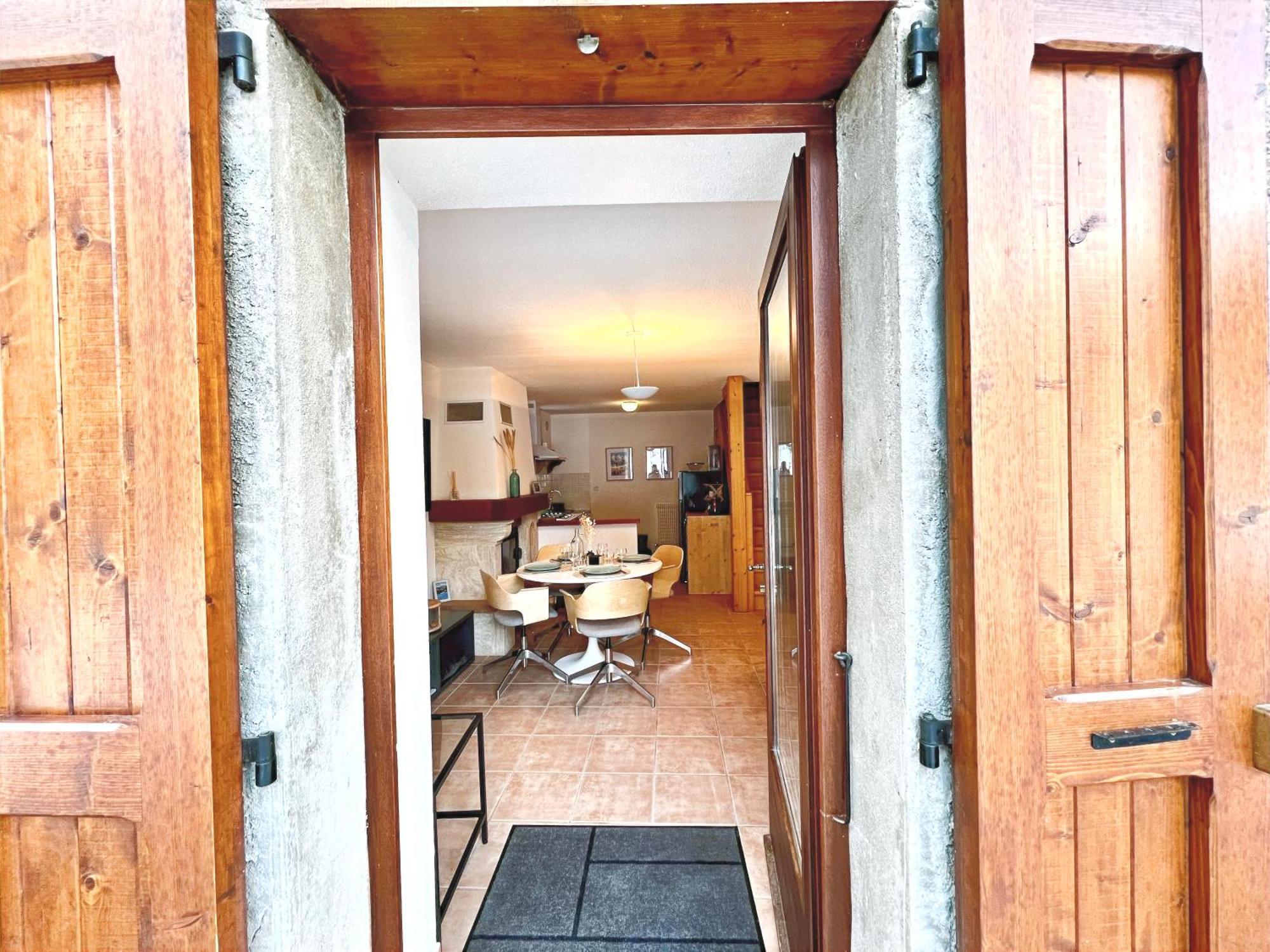 Charmante Maison De Montagne Briançon Exteriör bild